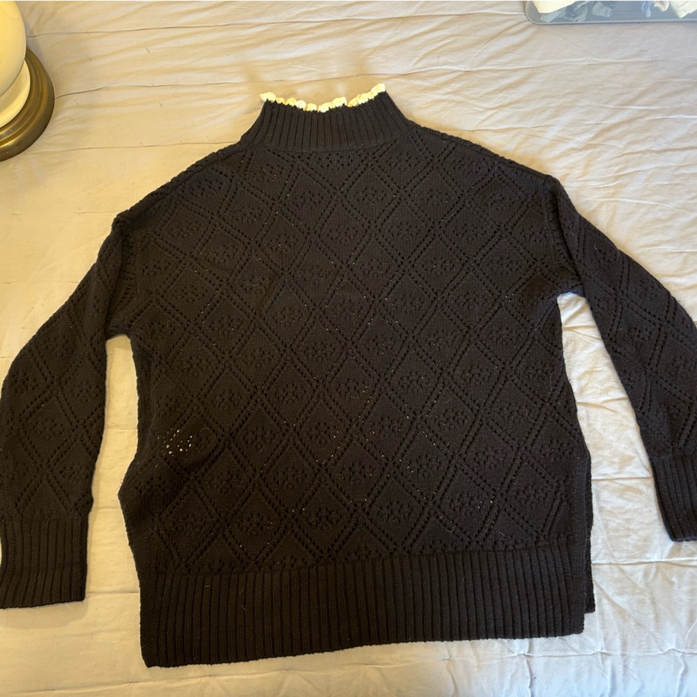 Sezane Laurie Jumper in Navy Blue Size M - Picture 9 of 12